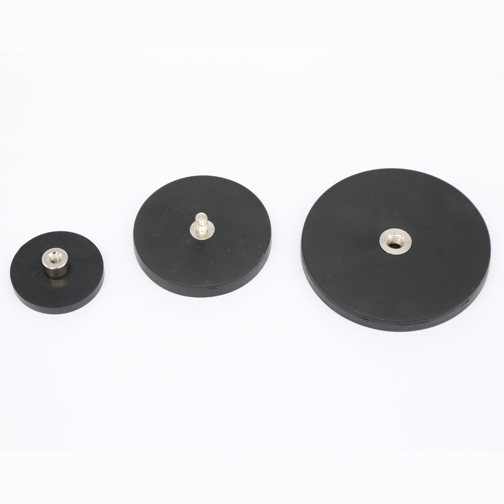 Rubber Covered Pot Magnet RCA-1-8656
