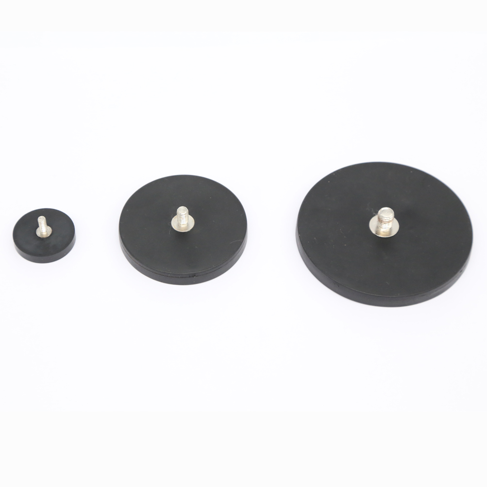 Rubber Covered Pot Magnet RCA-6-8868