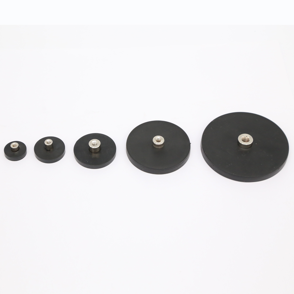 Rubber Covered Pot Magnet RCA-7-8870